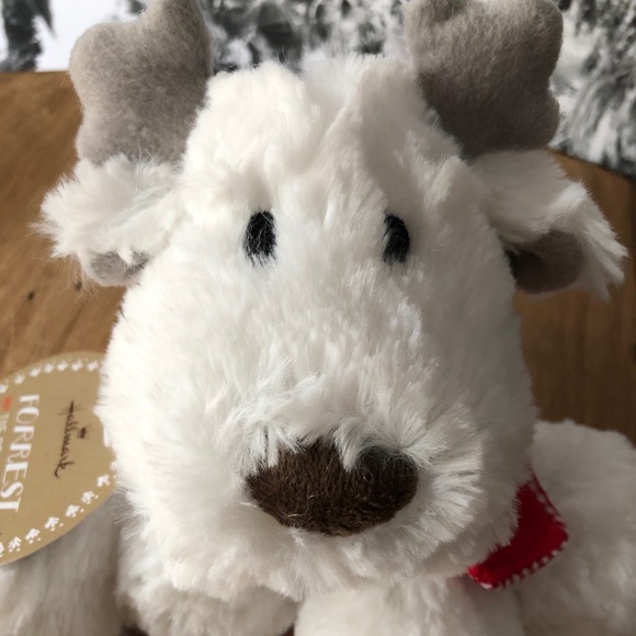 Hallmark BABY’S FIRST 1st CHRISTMAS Plush Toy Reindeer Stuffed Animal NWT - Picture 8 of 11